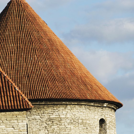 Traditional architecture in Tallinn, Estonia.