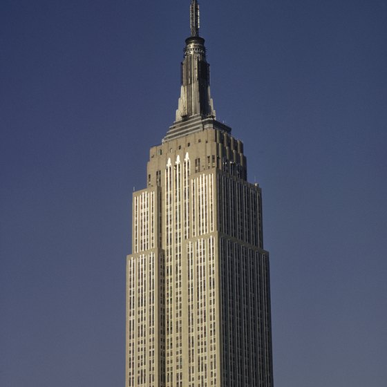 The Empire State Building is one of the most famous landmarks in NYC.