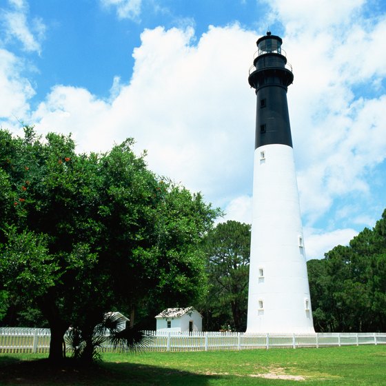 The Hunting Island Lighthouse is the only South Carolina lighthouse open to the public.