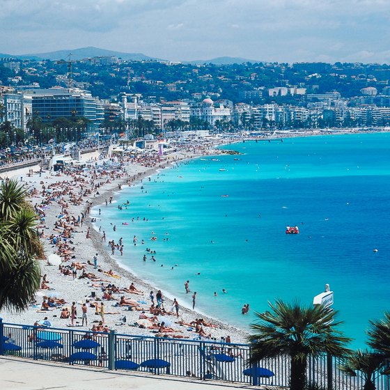 Enjoy luxury beachfront hotels on the Cote d'Azur.