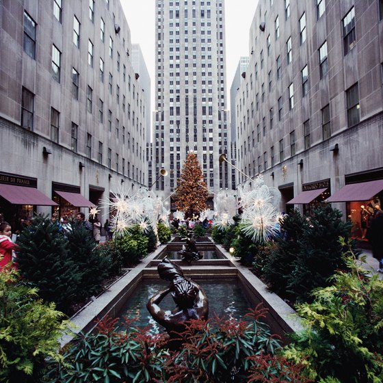 Rockefeller Center is a major tourist destination in New York City.