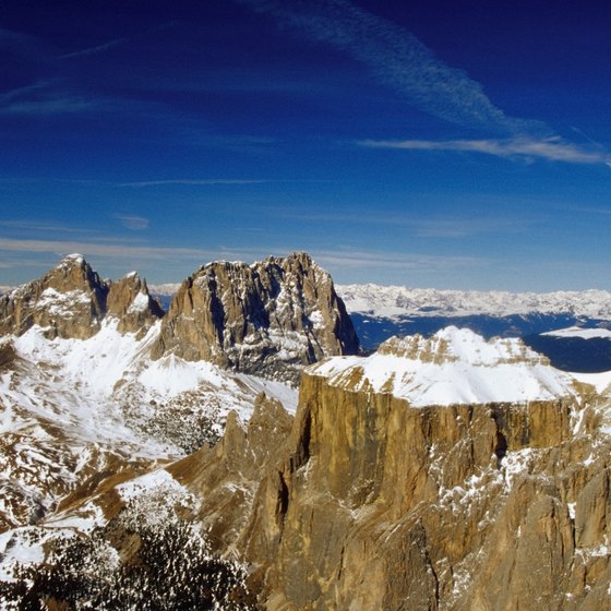 The Dolomites are an especially distinctive area of the Italian Alps.