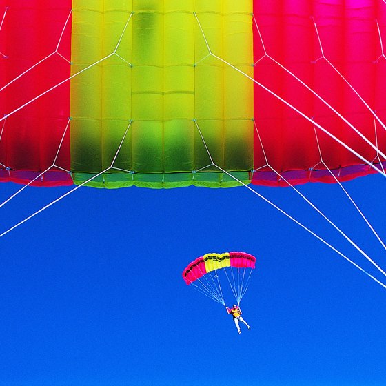 Enjoy the thrill of skydiving at Tilstock Airfield in Shropshire.