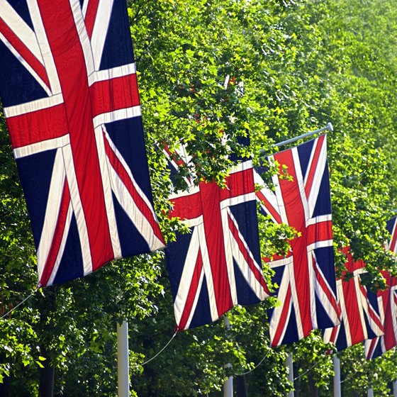 The Union Jack represents England, Scotland, Wales and Northern Ireland.