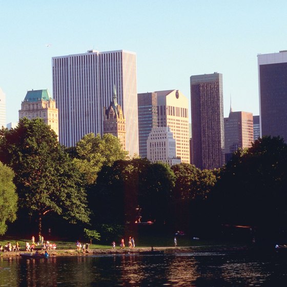 Carnegie Hall is only a short walk from Central Park.