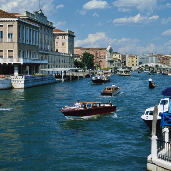 The Canals of Venice are among Italy's most unique waterways.