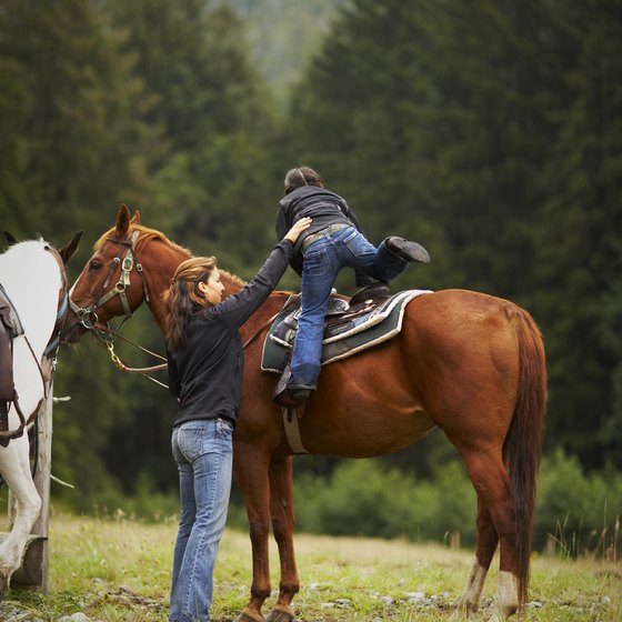 Trail rides accommodate all ages.
