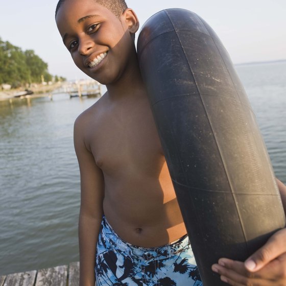 In the summertime, thousands of tubers flock to the Guadalupe on a daily basis.