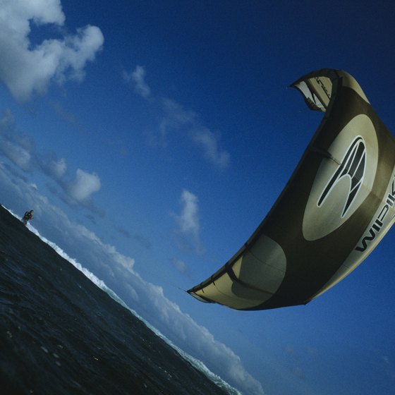 Key West offers plenty of kite surfing opportunities.