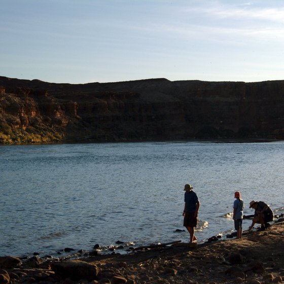 The Colorado River is pristine, but don't swim anywhere without a lifeguard.