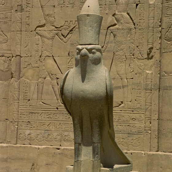 Study sunken relief carvings or admire the Horus statue outside Edfu Temple.