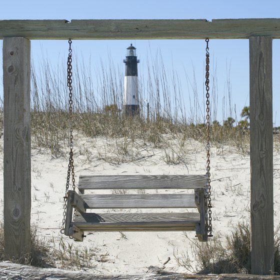 Tybee Island's lighthouse is a marker for Savannah beachgoers.
