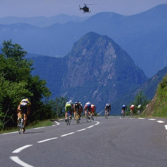 If you are as fit as Tour de France riders, you can bike through the Pyrenees.