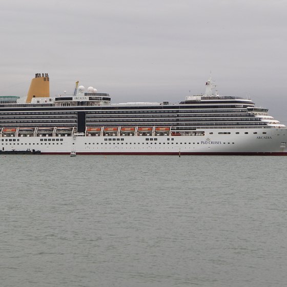 Southampton, England, is a departure point for P&O Cruises.