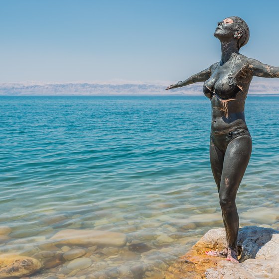 Swimming in the Dead Sea