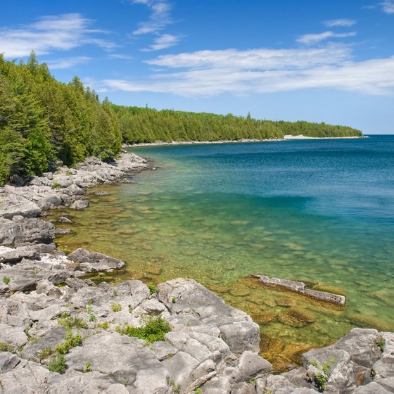Lake Huron, Michigan's Stone Beaches