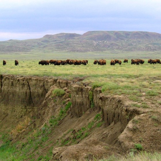 Landforms in South Dakota