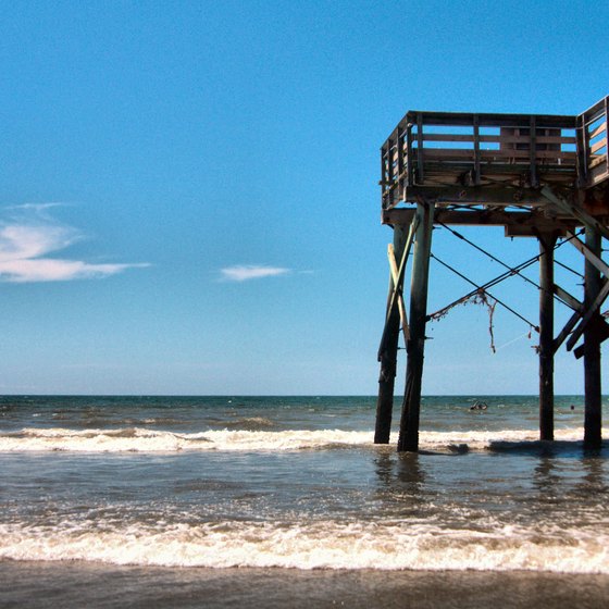 Fishing on the Isle of Palms, South Carolina