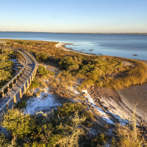 Beaches at Grand Isle, Louisiana