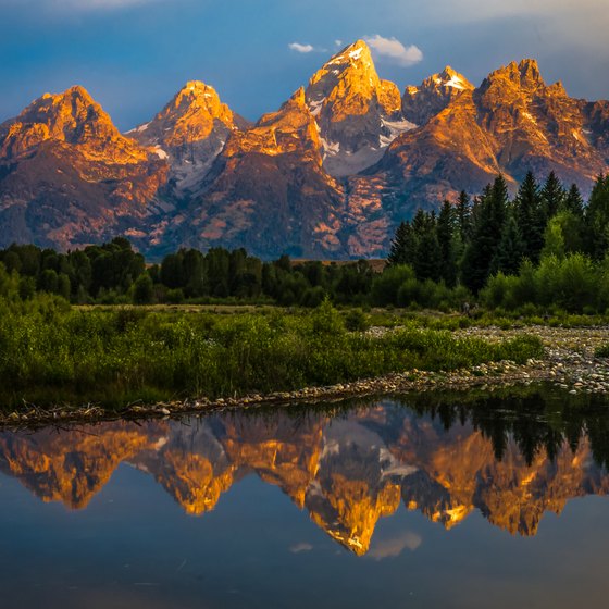 Swimming in Grand Teton National Park