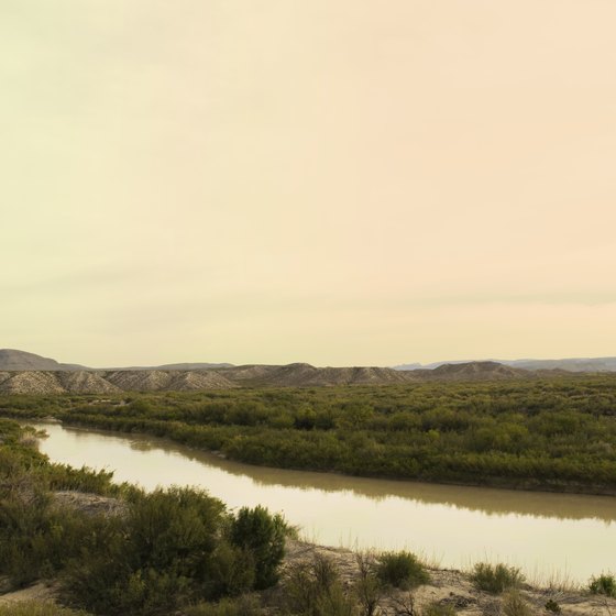 Landforms in Big Bend National Park