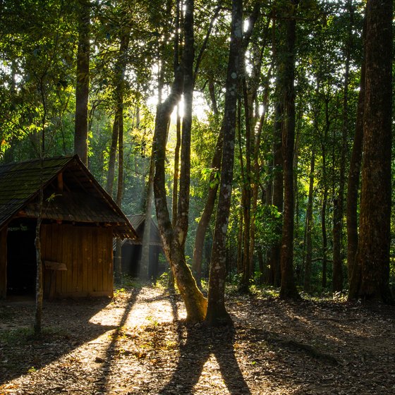 Cabins at Keystone Lake in Oklahoma