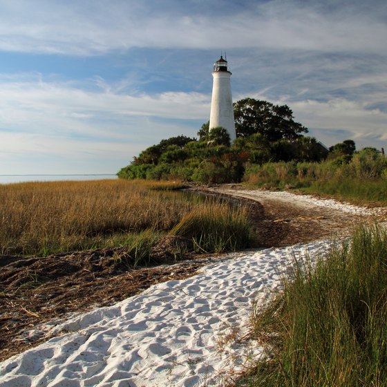 Beaches near St. Marks, Florida