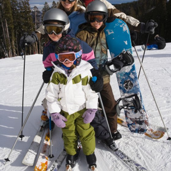 Colorado ski resorts are popular for winter vacations.