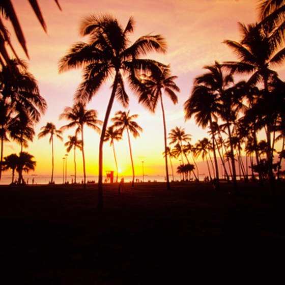 Watch the sun set while cruising through the Hawaiian islands.