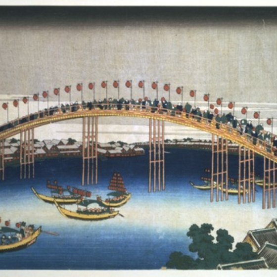 Osaka, in Honshu, circa 1830