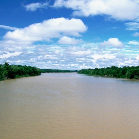 Rivers in the Amazon Rainforest