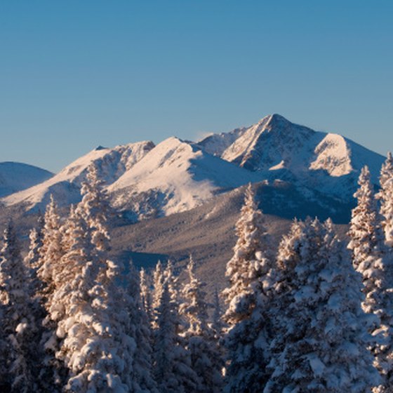 Amtrak's California Zephyr line travels directly through the heart of the Rocky Mountains in Colorado.