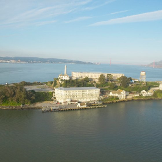Alcatraz is a manmade point of interest in San Francisco Bay.