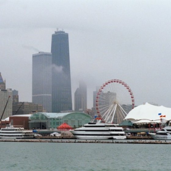 Comfortable shoes come in handy when walking around Navy Pier and other Chicago landmarks.