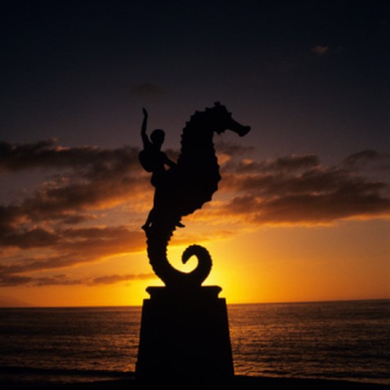 Puerto Vallarta seahorse statue