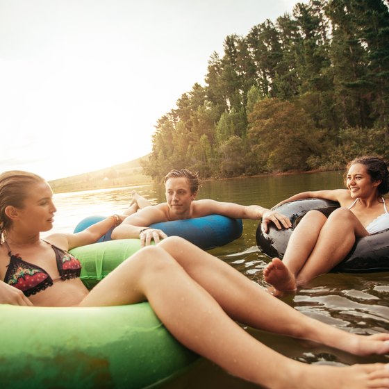 Tubing on the Delaware River in New Jersey