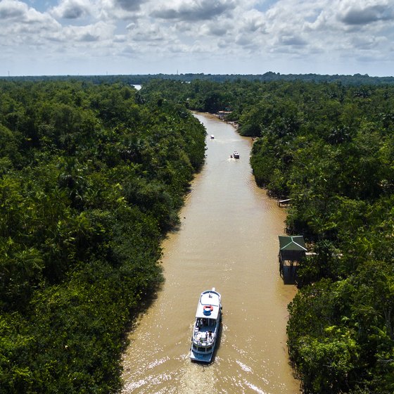 Landforms Along The Amazon River