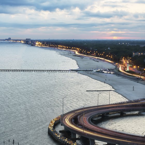 Beaches in Gulfport, Mississippi