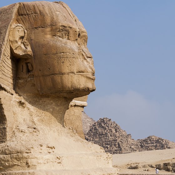 Egyptian Pyramids Near The Nile River Usa Today