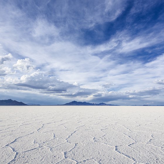 RV Camping Near the Salt Flats of Utah