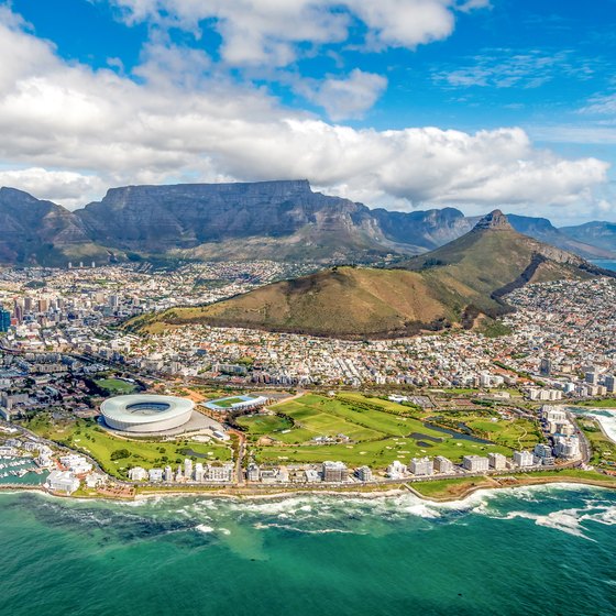 The Major Bodies of Water Near South Africa