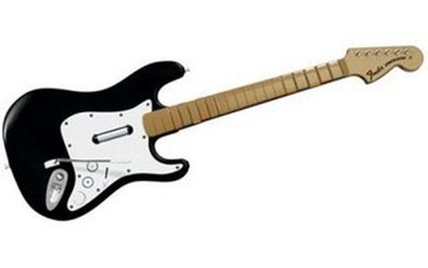 Como usar la guitarra inalámbrica para Wii Rock Band