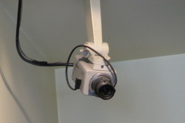 Una cámara de CCTV estándar