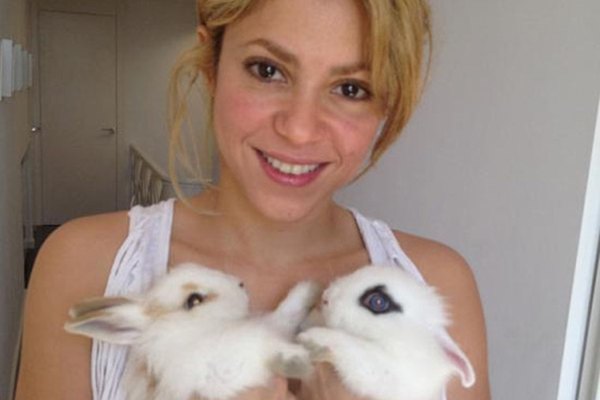 Shakira posa con su rostro al natural.
