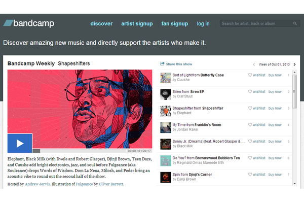 Bandcamp, ideal para los grupos que recién comienzan