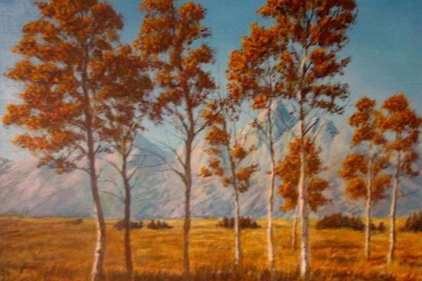 Paisaje en acrílico
