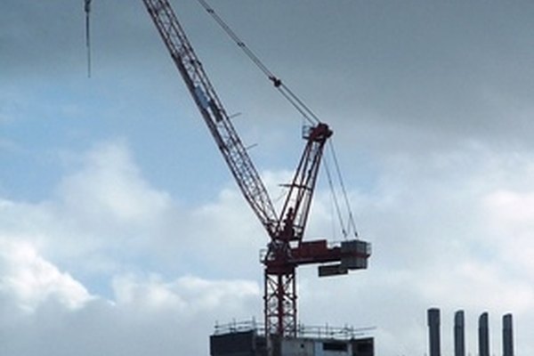 Grúas en la construcción.