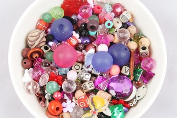 Buttons, beads, bottle caps and other things can be used to represent cell organelles in your 3D cell model.