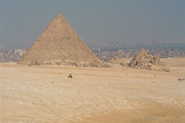 The Great Pyramid is the largest of all the pyramids at Giza, Egypt.
