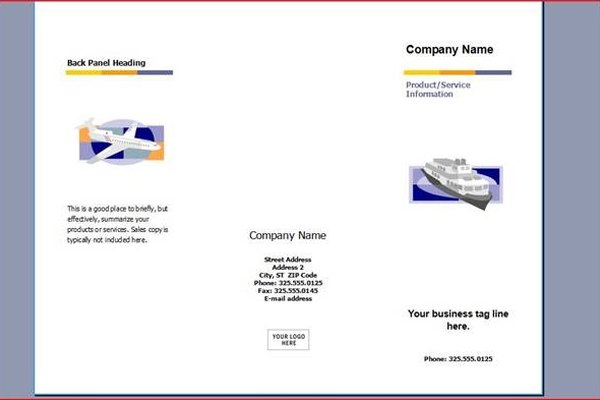 making brochures on word